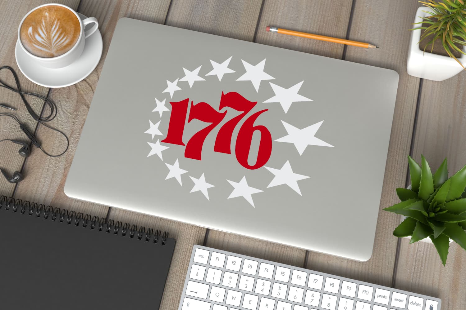 1776 with 13 Stars Circle Decal - Image 13