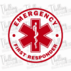 Emergency First Responder Star of Life Decal