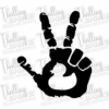 Jeep Chillin Hand Duck Decal