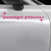 Passenger Princess with Stars Decal