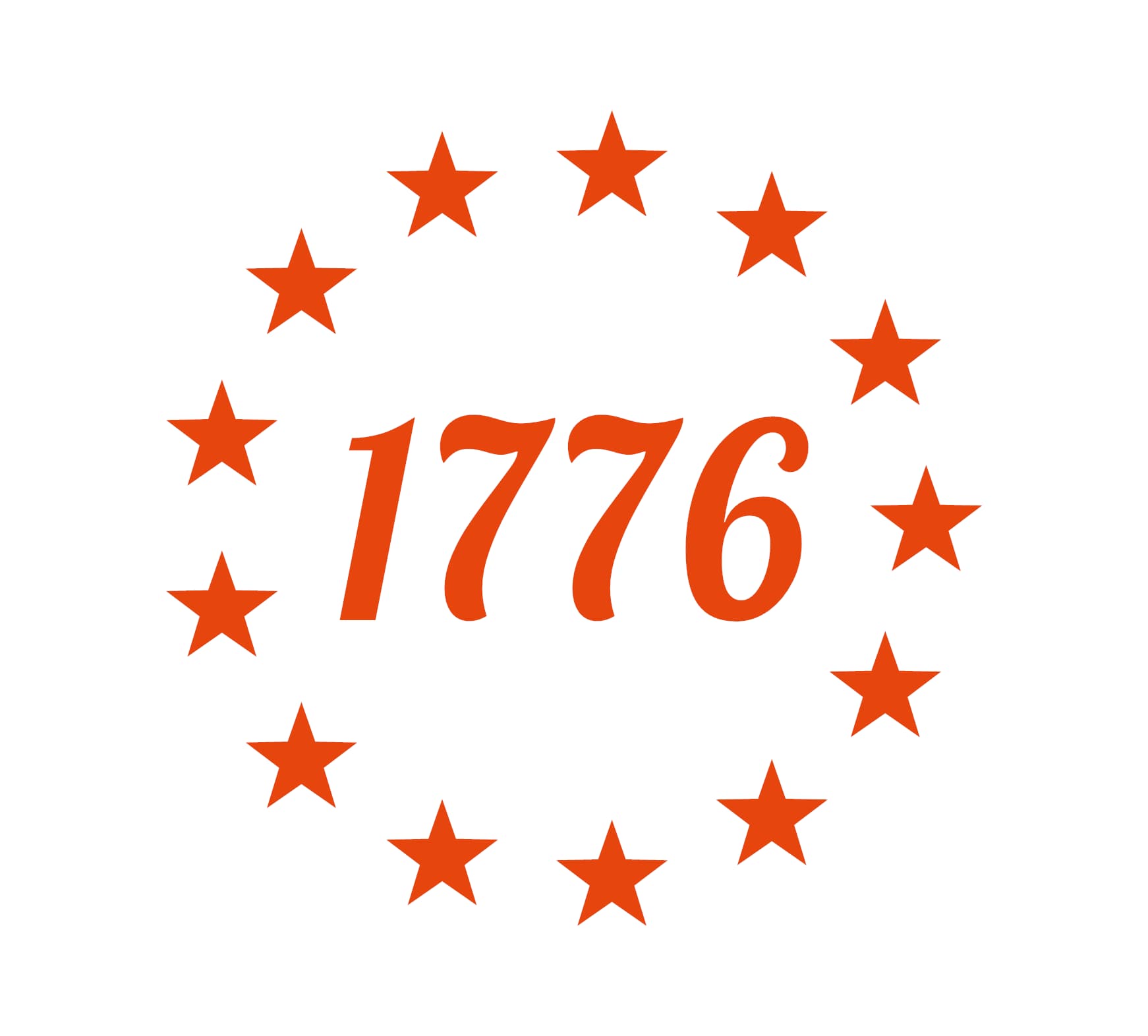 13 Stars with 1776 Decal - Image 3