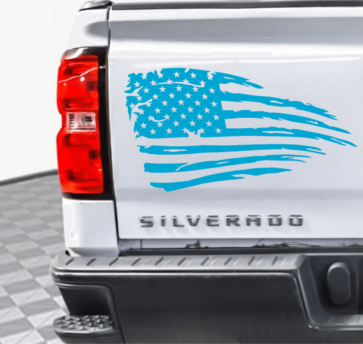 Arched American Flag Decal - Image 9
