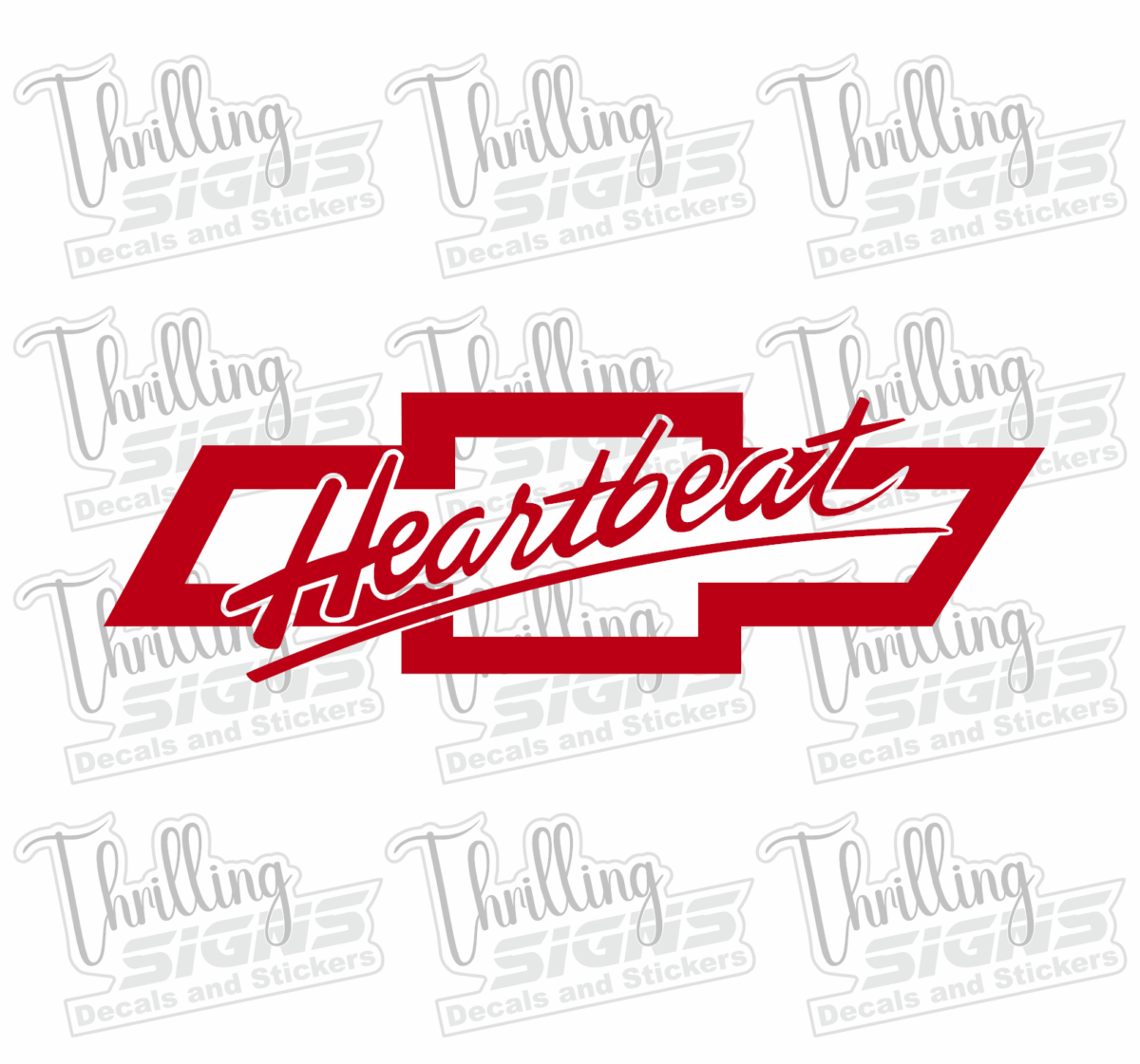 Chevy Heartbeat Decal