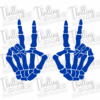 Skeleton Peace Hands Decal