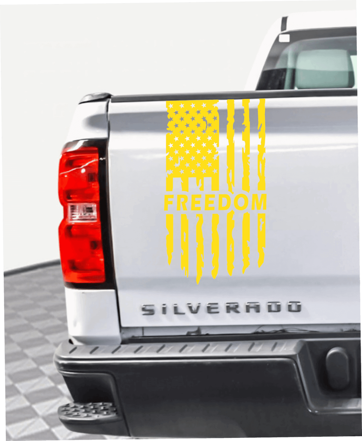 Freedom Tattered American Flag Decal - Image 15
