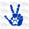 Jeep Chillin Hand Pet Decal
