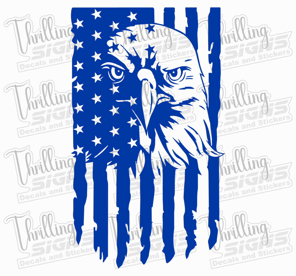 Eagle Flag Decal