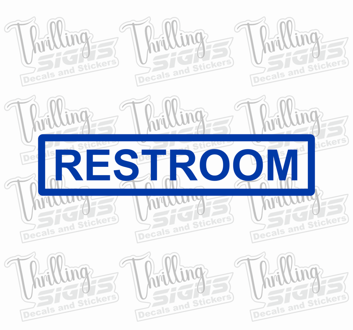Restroom Decal - Image 3