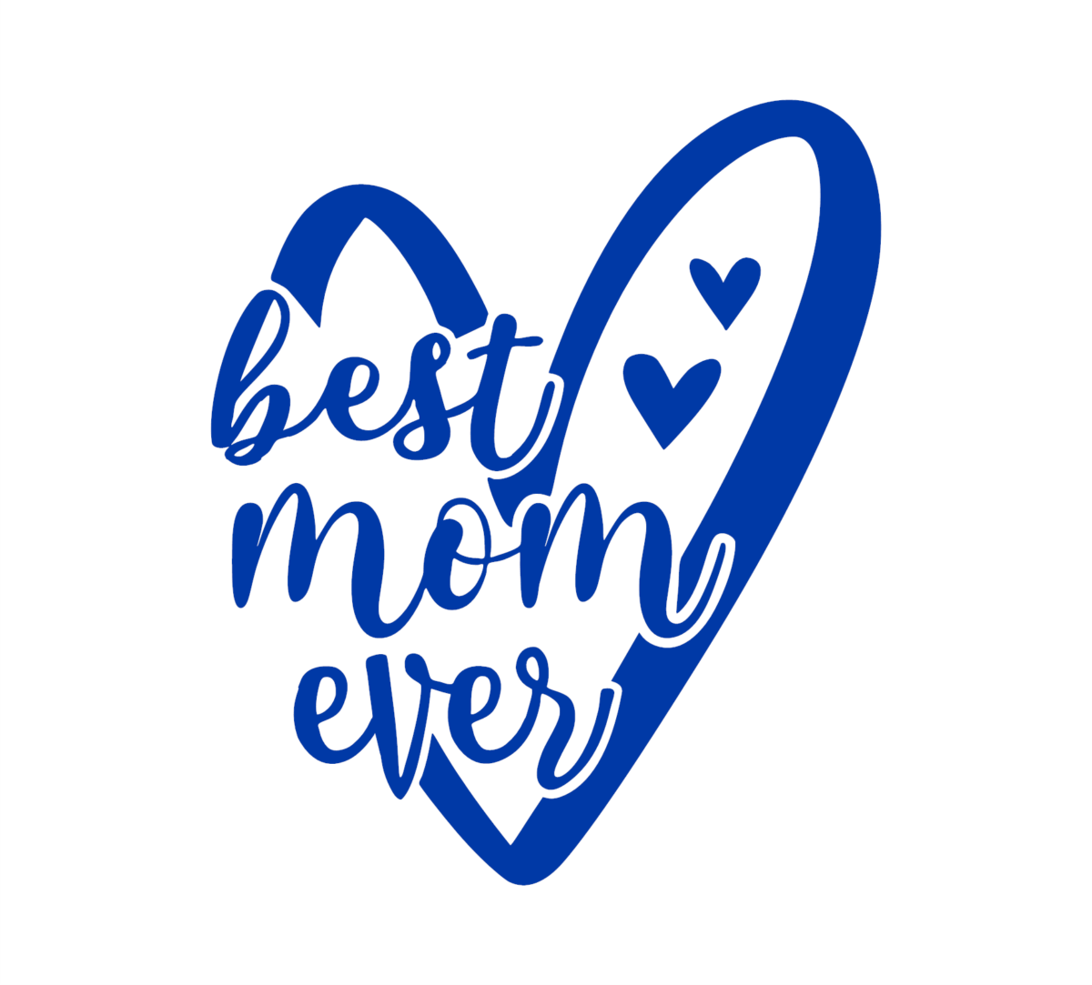 Best Mom Ever Heart Decal - Image 2