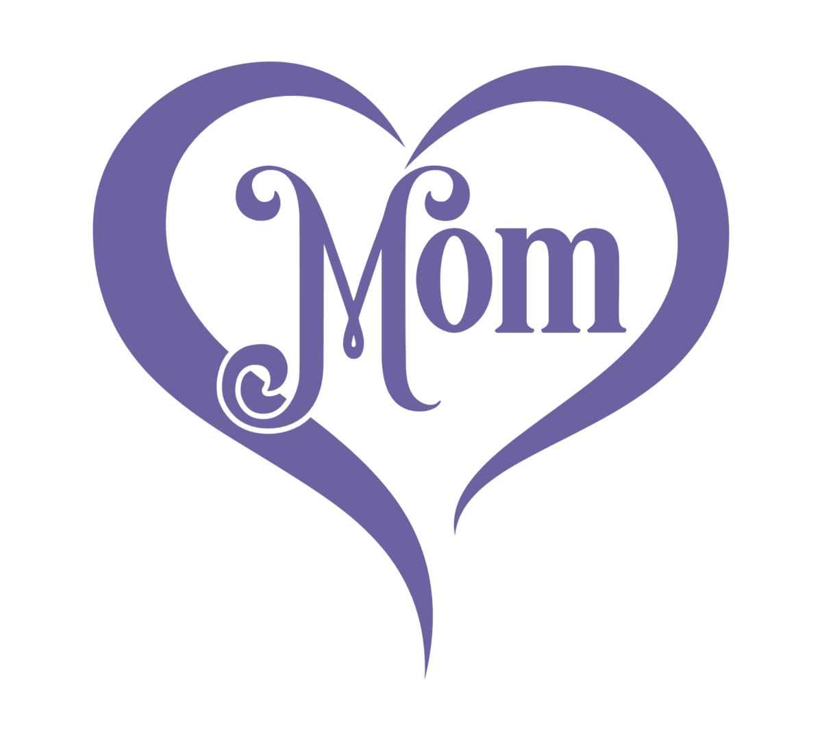 Heart Mom Decal - Image 4