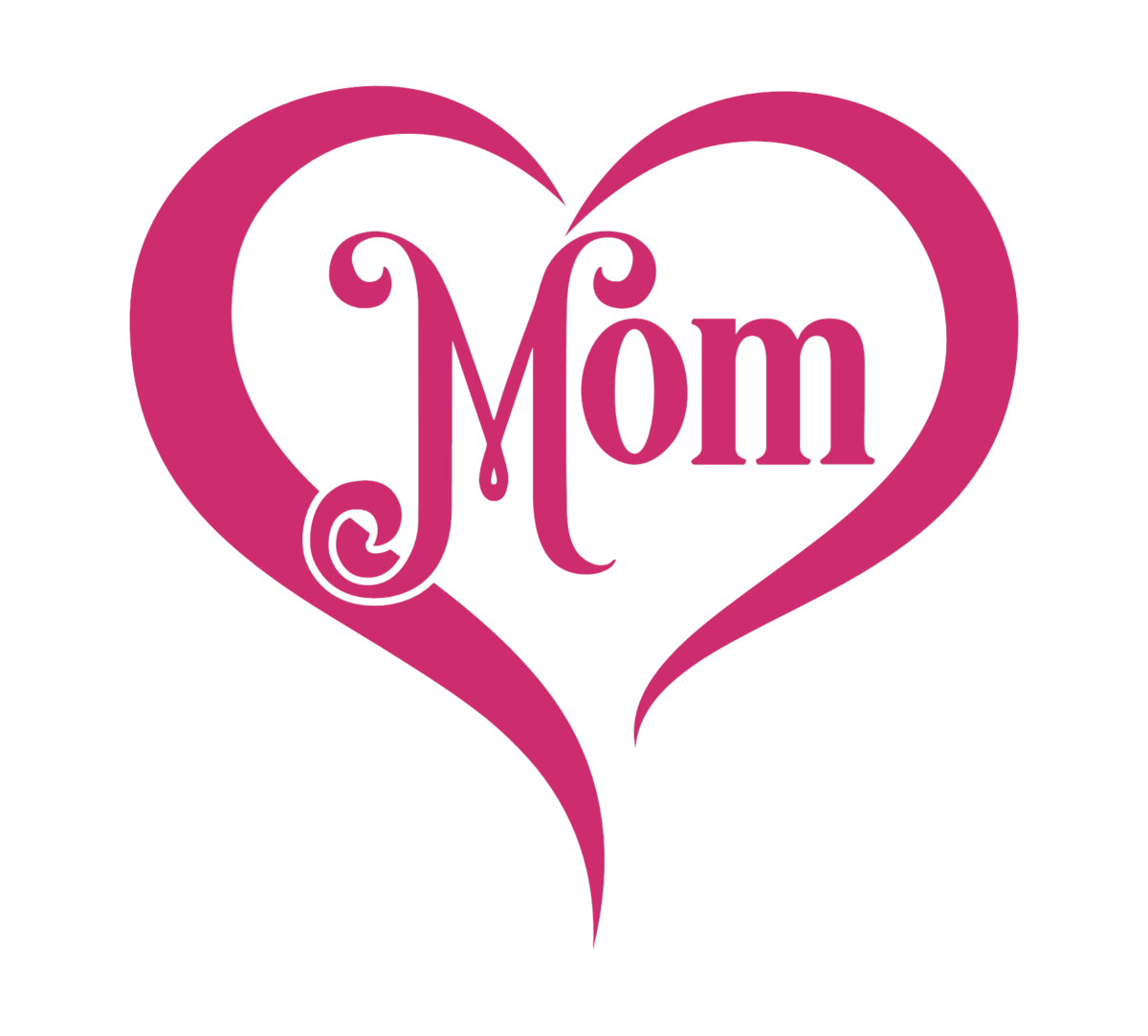 Heart Mom Decal - Image 5