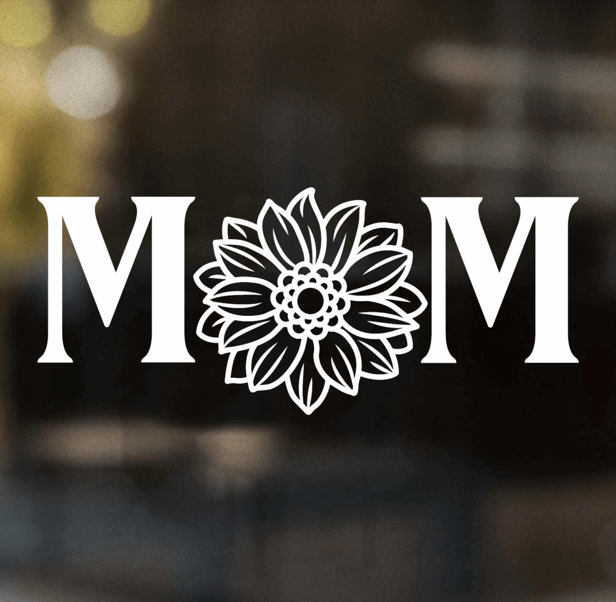 Mom Sunflower Decal