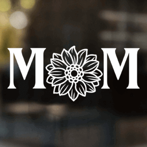 Mom Sunflower Decal