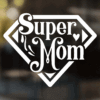 Super Mom Diamond Decal