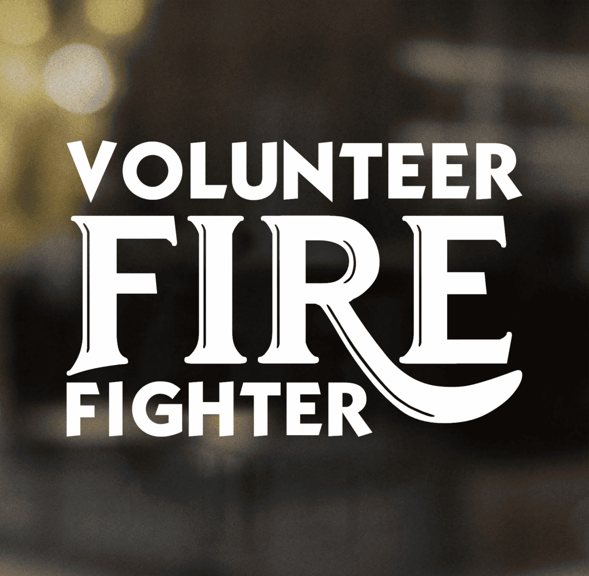 Volunteer Firefighter Decal