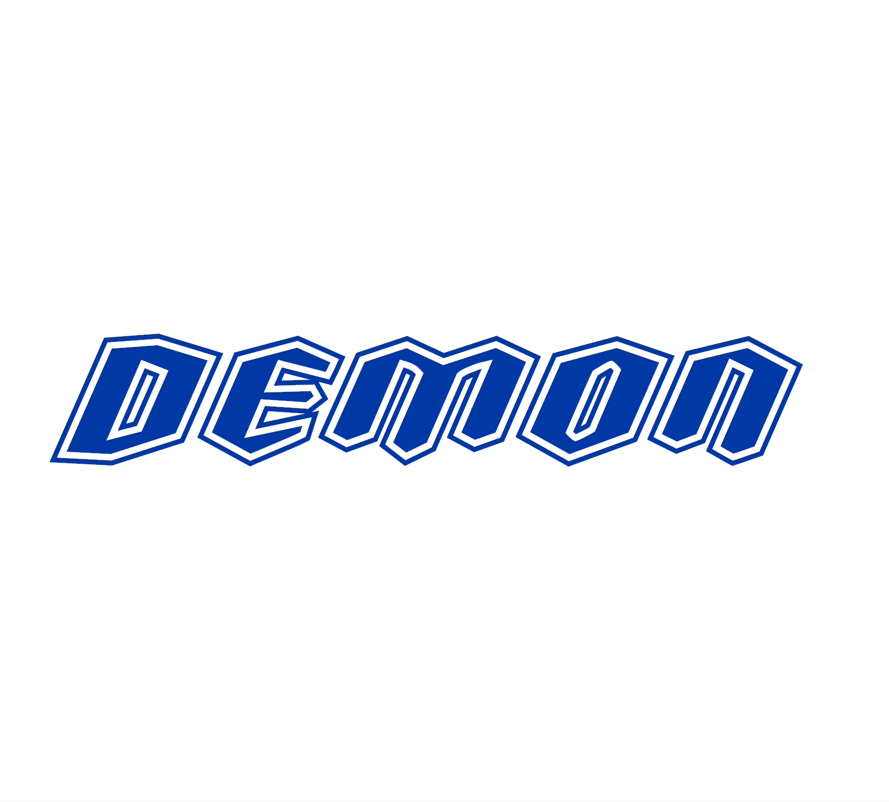 Classic Text Demon Decal - Image 2