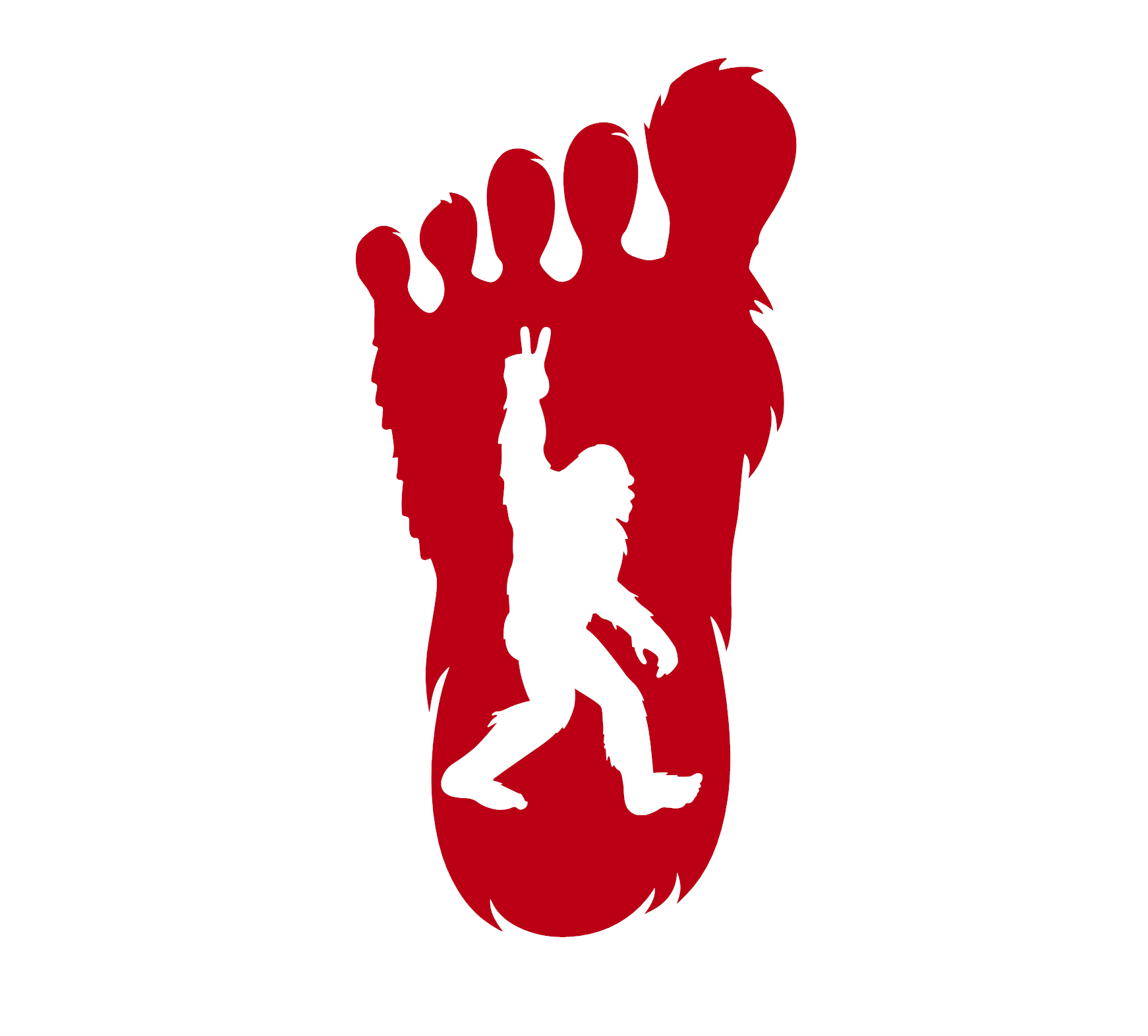 Bigfoot Peace Print Decal - Image 6