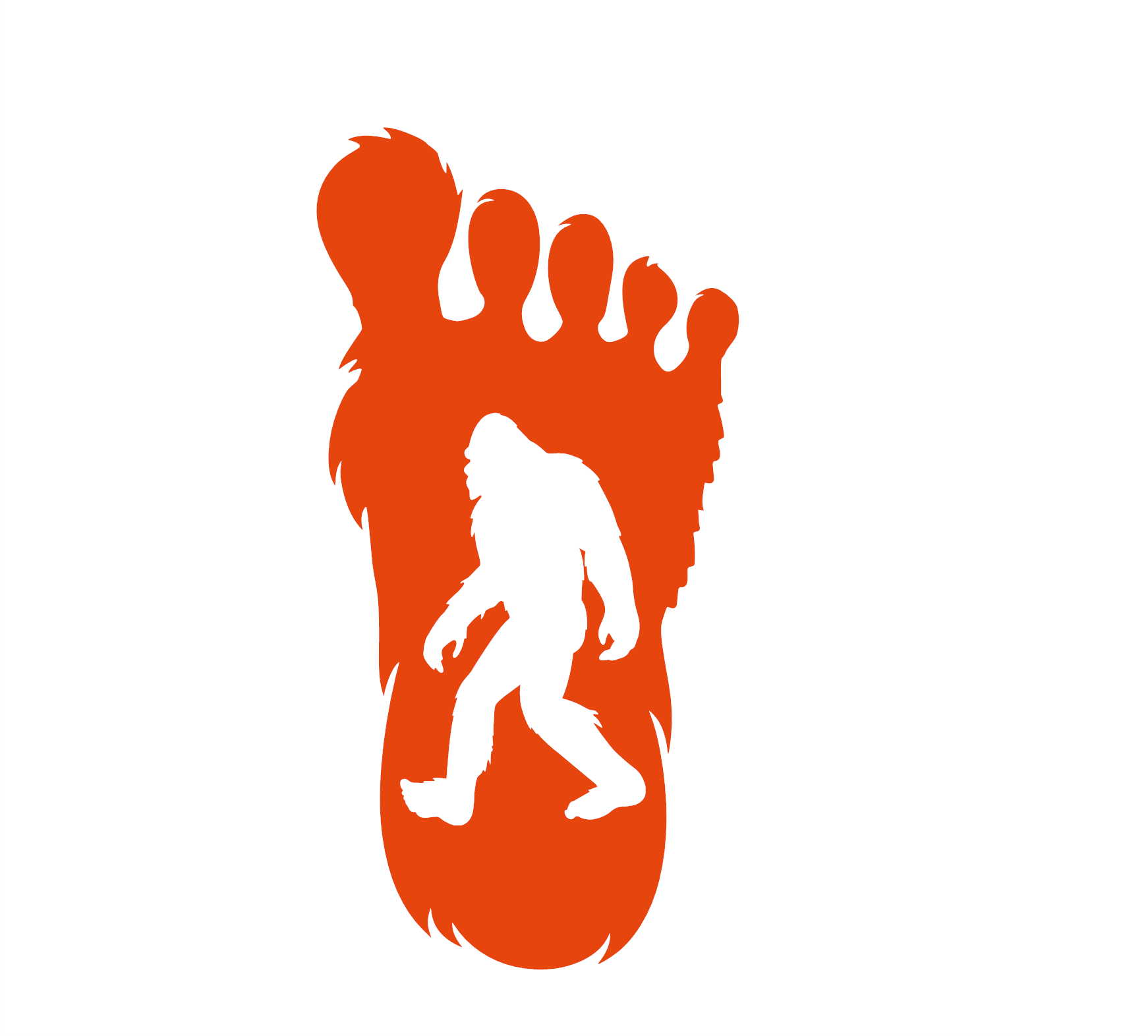 Bigfoot Walking Print Decal - Image 4
