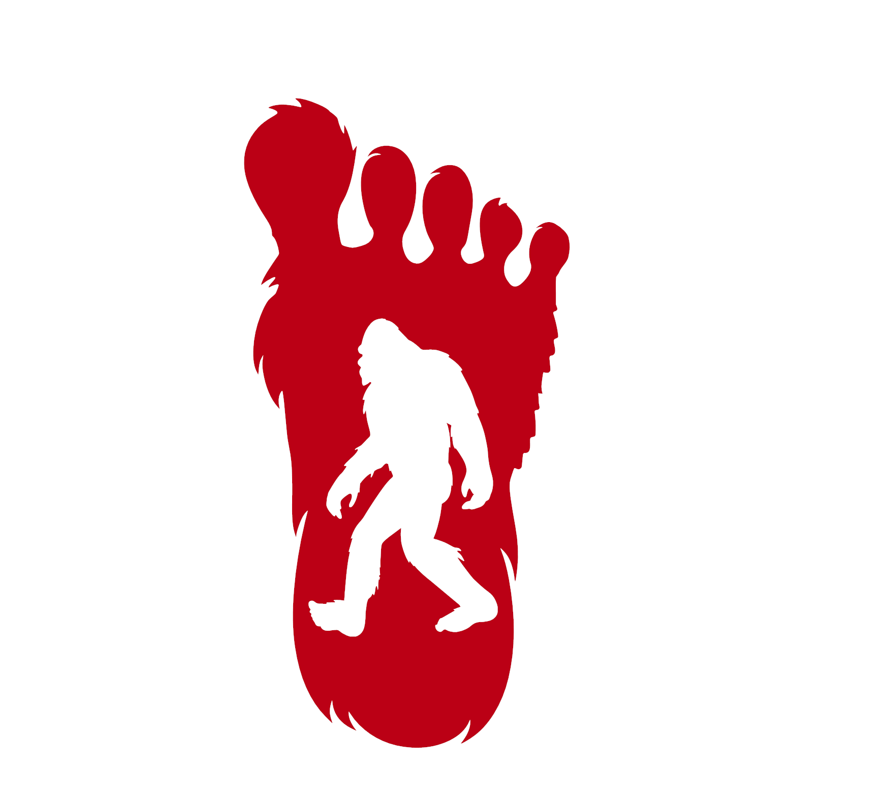 Bigfoot Walking Print Decal - Image 5