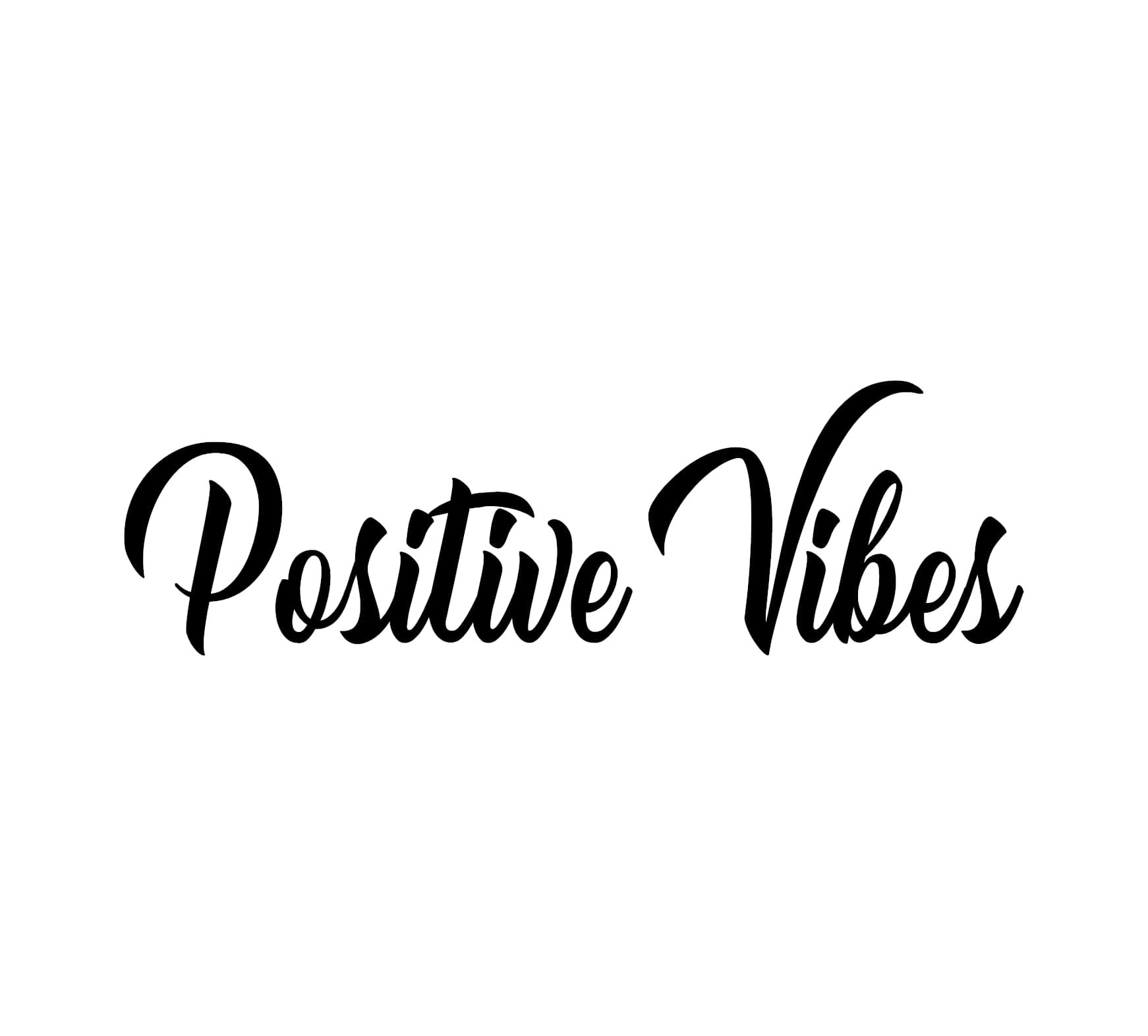 Positive Vibes Decal - Image 2