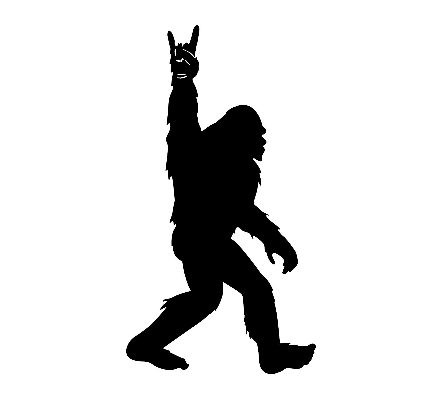 Bigfoot Rock Sign Decal - Image 2