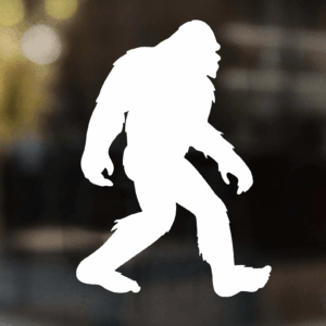 Bigfoot Walking Decal