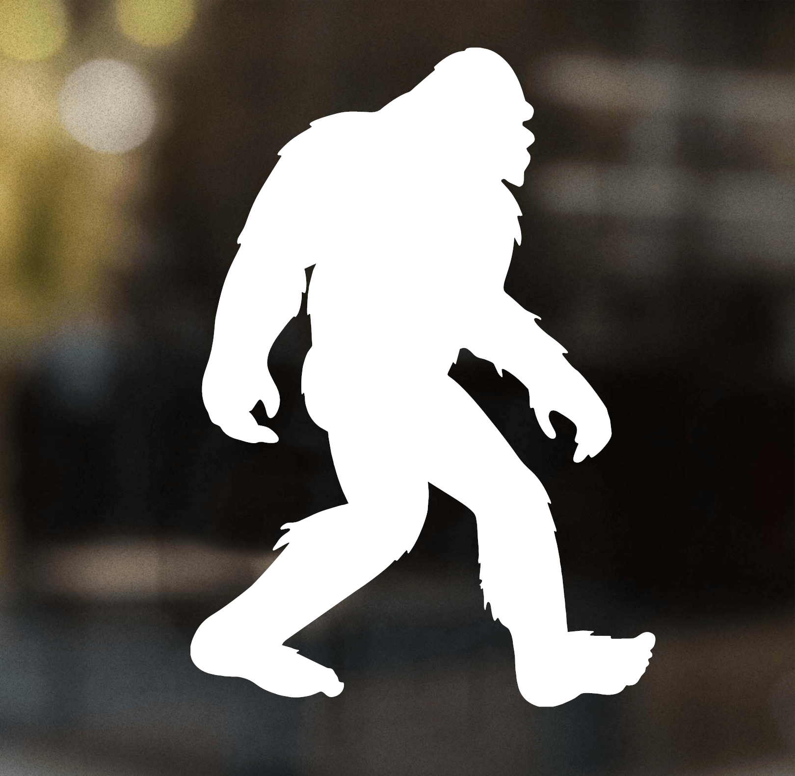 Bigfoot Walking Decal