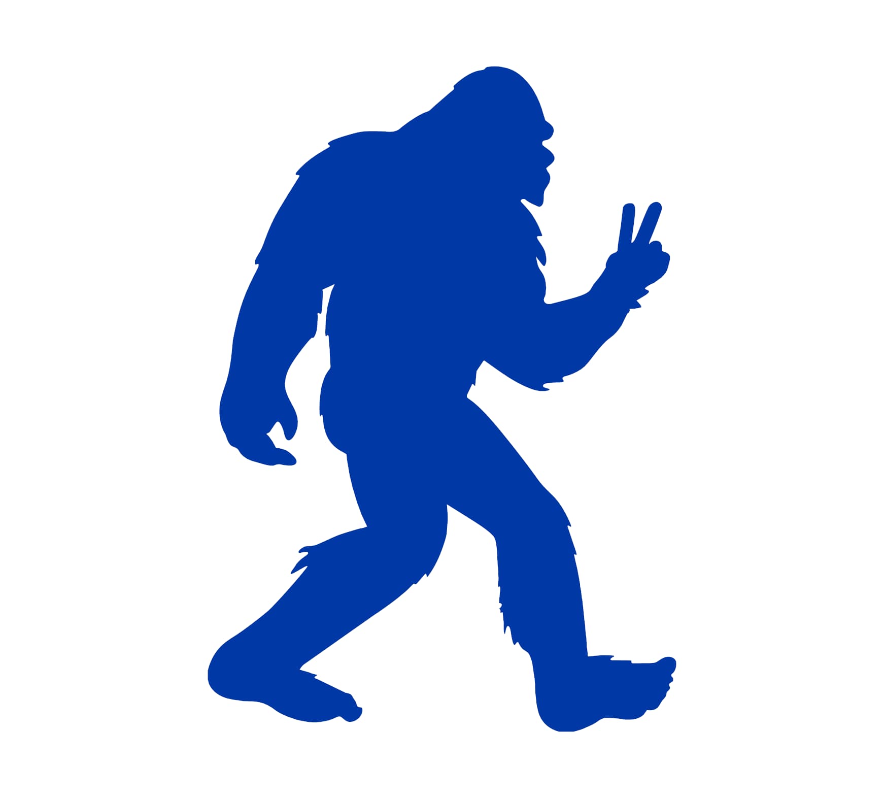 Bigfoot Peace Sign Low Decal - Image 3