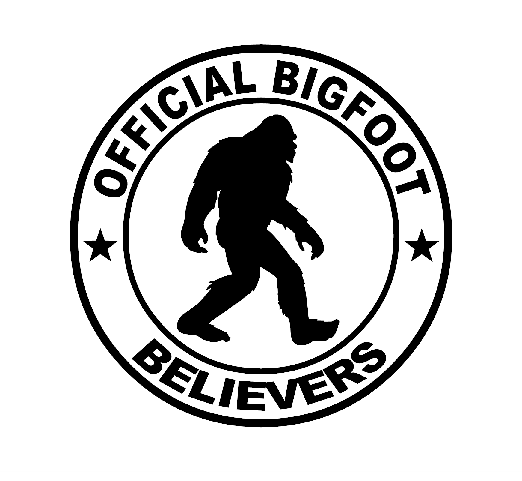 Bigfoot Believers Decal - Image 2