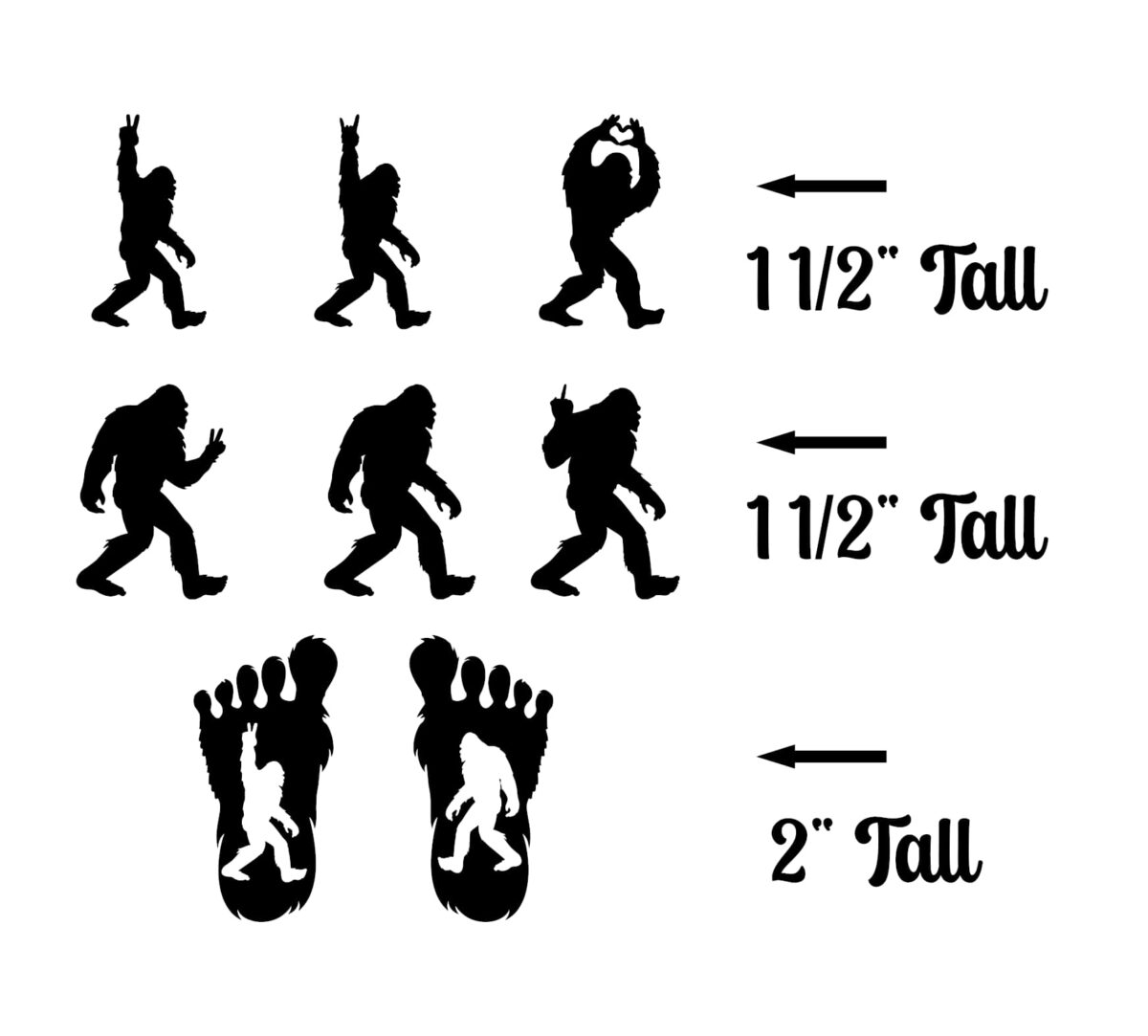 Bigfoot Decal Pack - Image 9