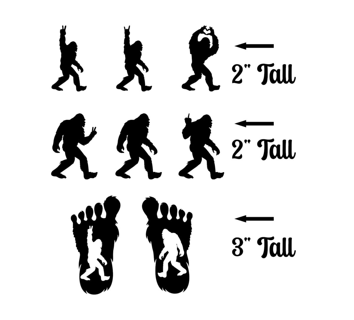 Bigfoot Decal Pack - Image 7