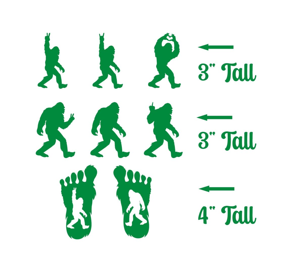 Bigfoot Decal Pack - Image 8