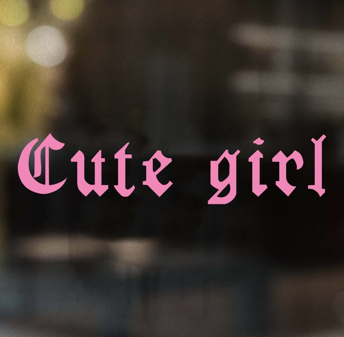 Cute Girl Word Decal - Image 5