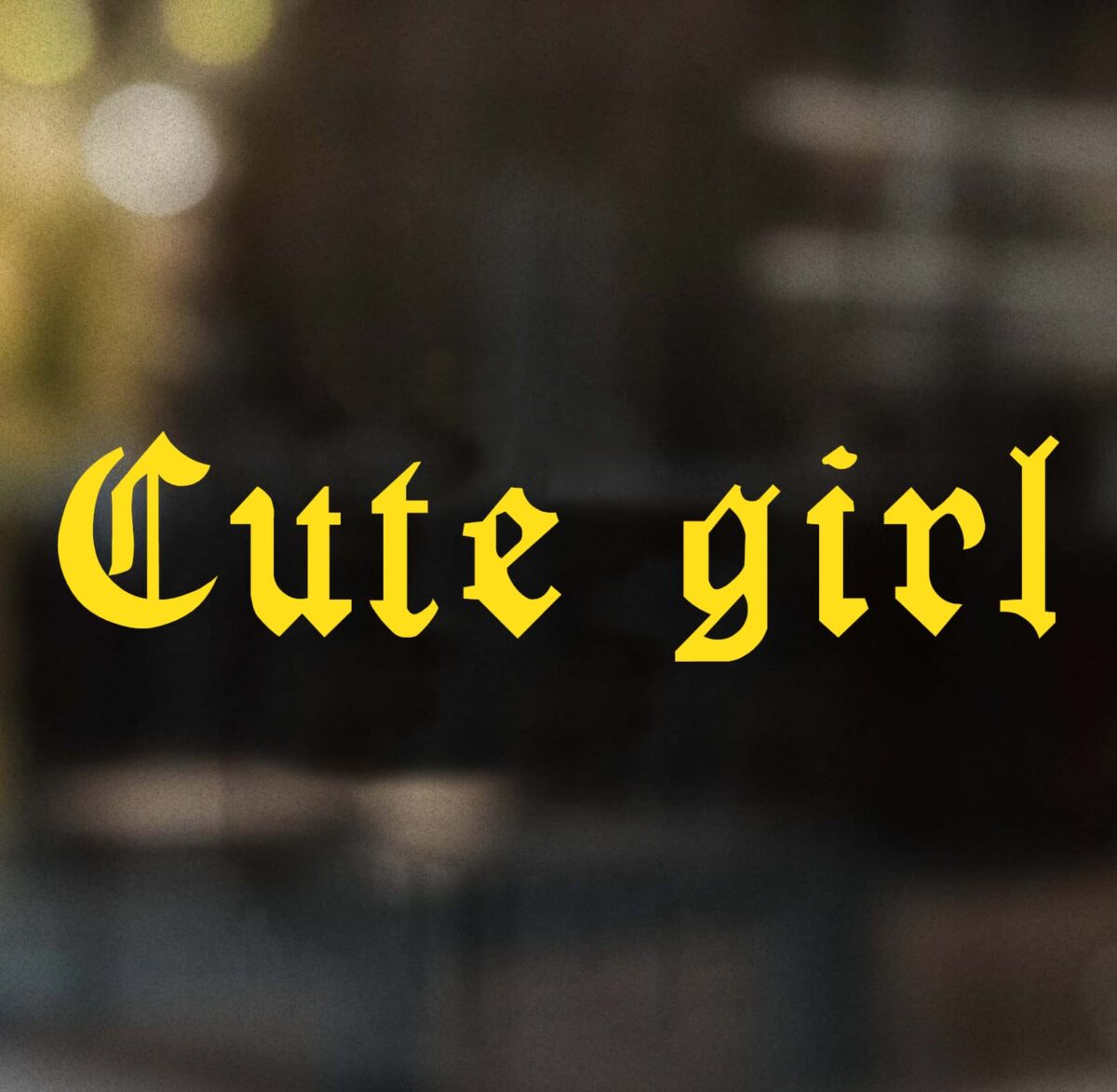 Cute Girl Word Decal - Image 7