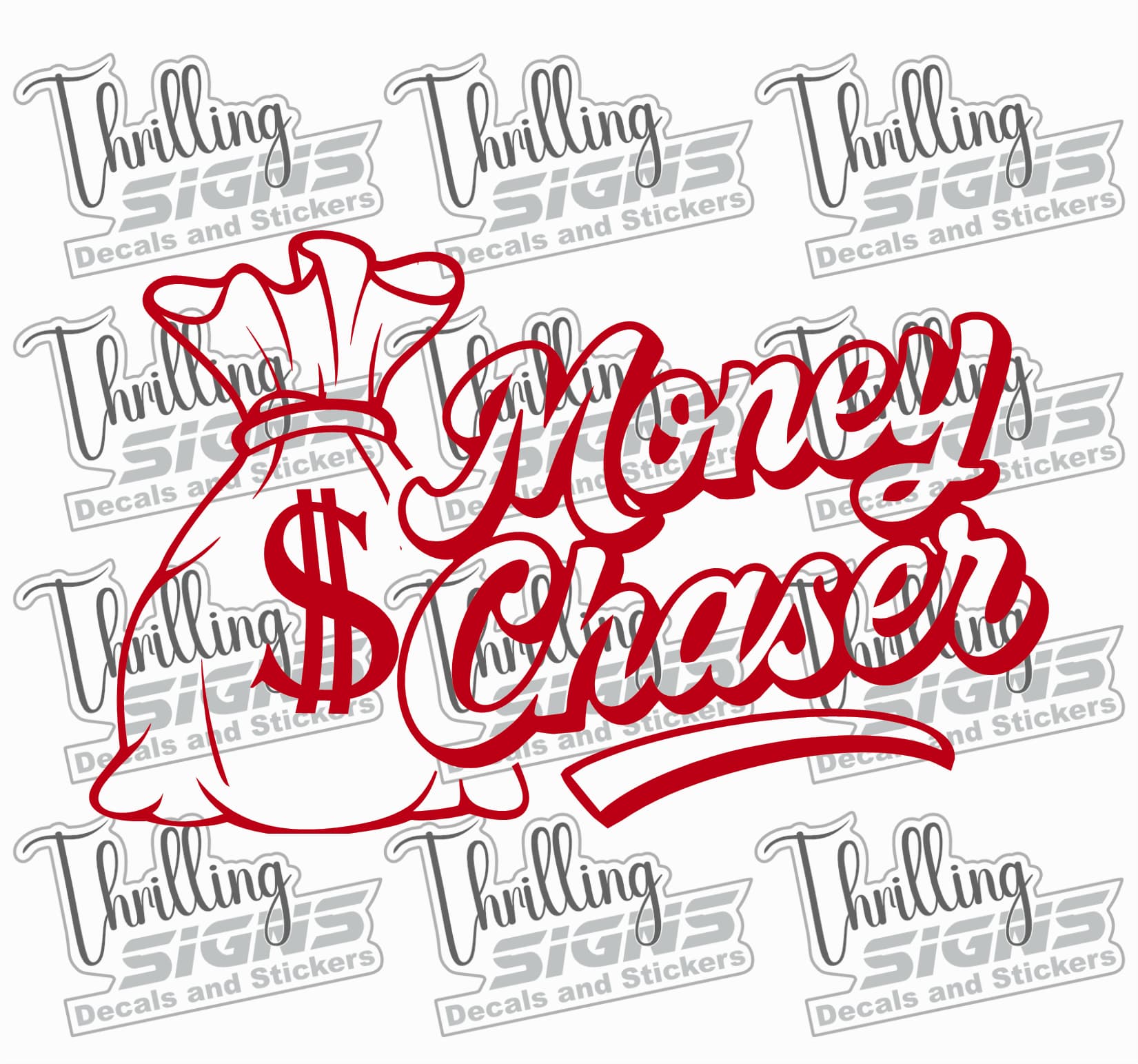 Money Chaser II Decal - Image 5
