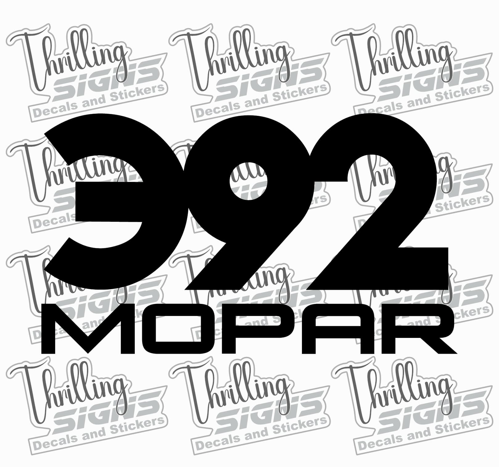 392 Mopar Decal - Image 2