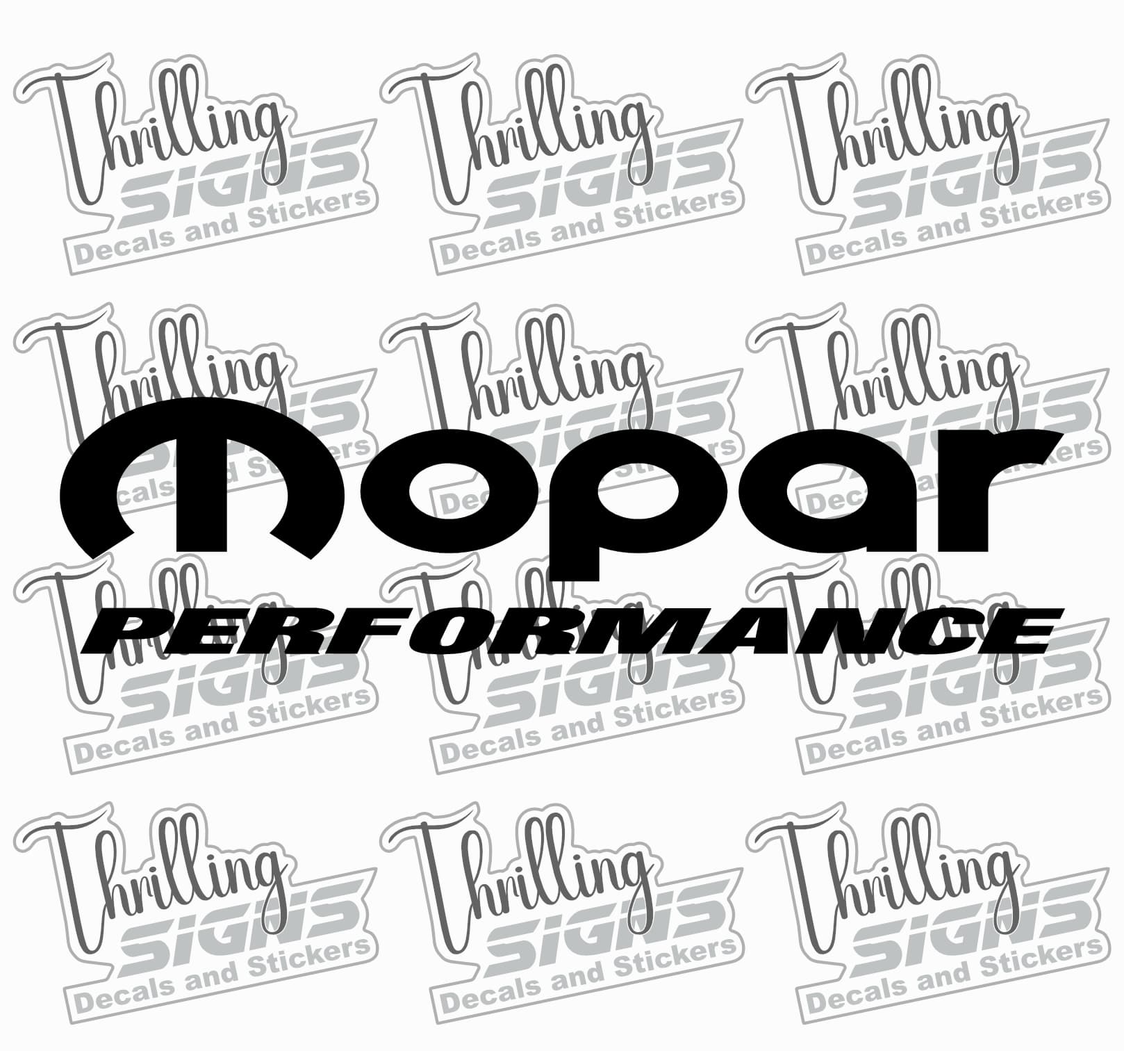 Mopar Performance Decal - Image 2