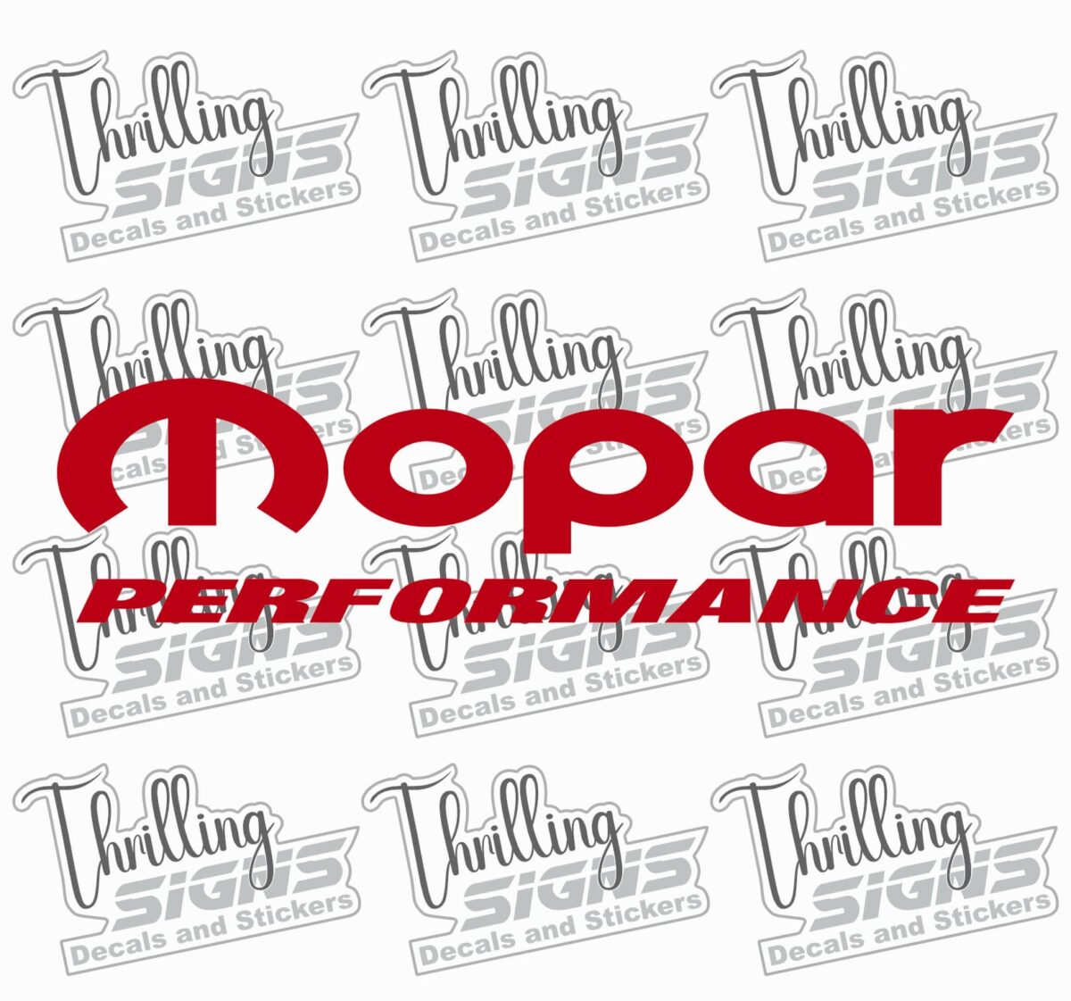 Mopar Performance Decal - Image 4