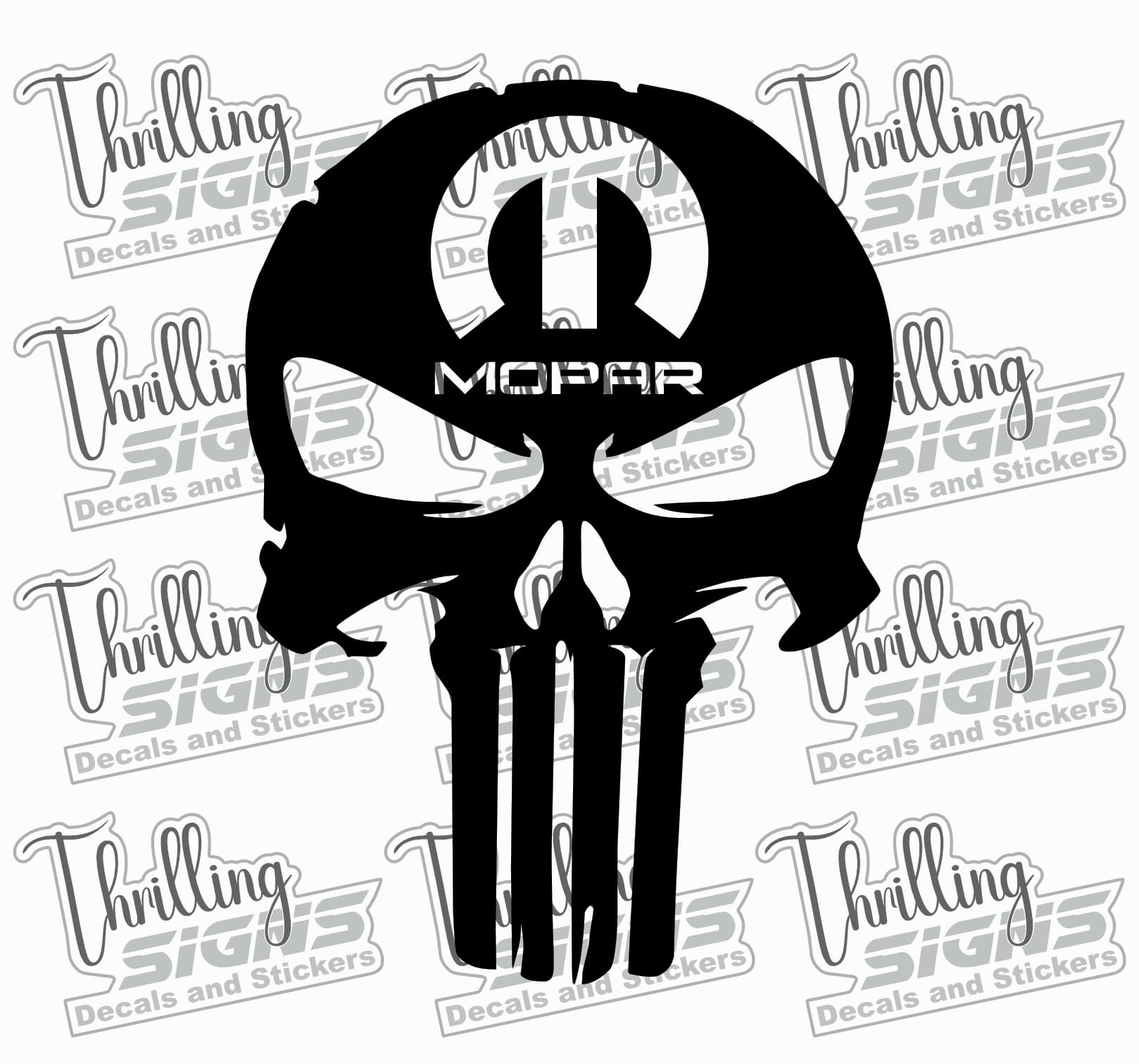 Mopar Punisher Decal - Image 2