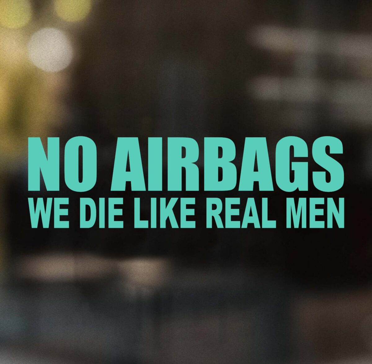 No Airbags Decal - Image 3