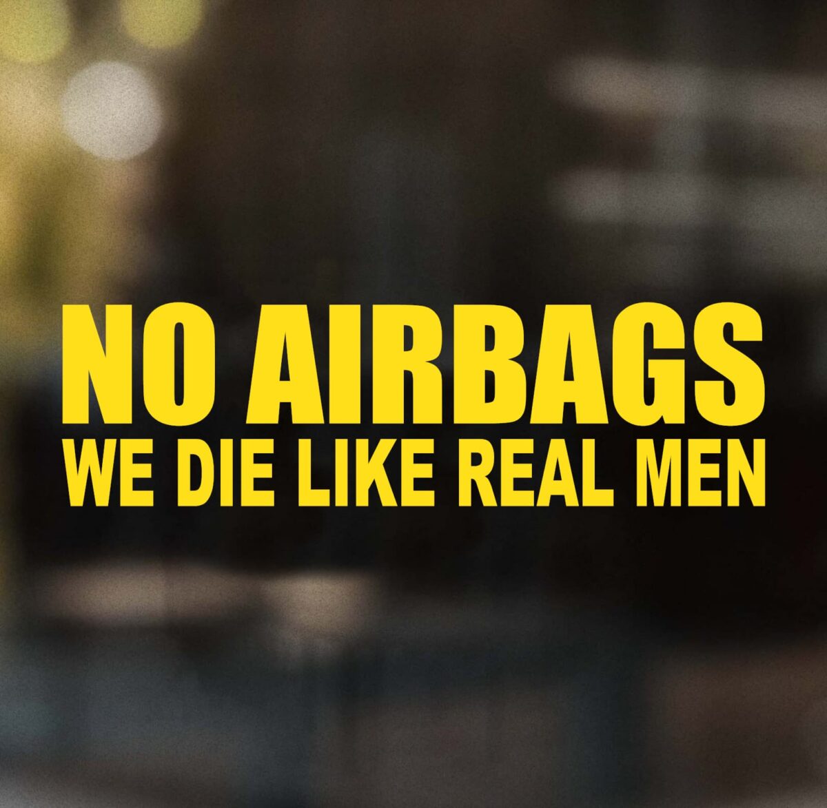 No Airbags Decal - Image 7