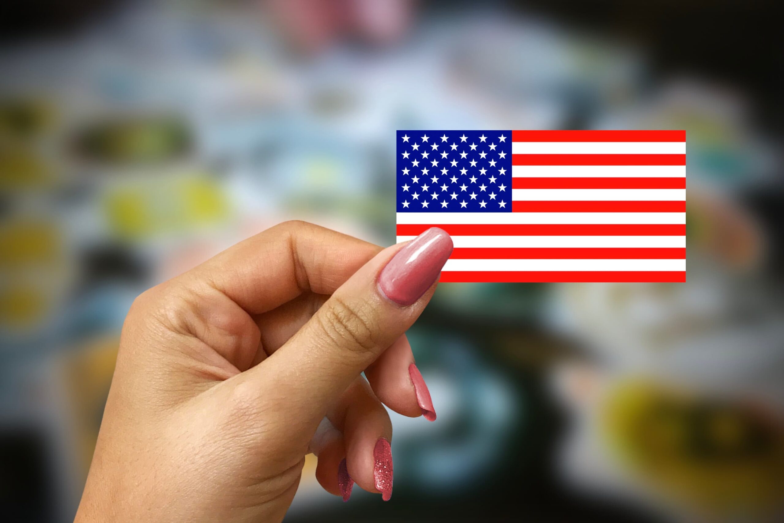 American Flag Sticker - Image 3