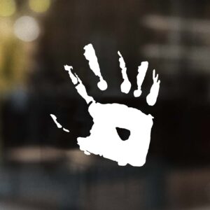 Obake Handprint Decal
