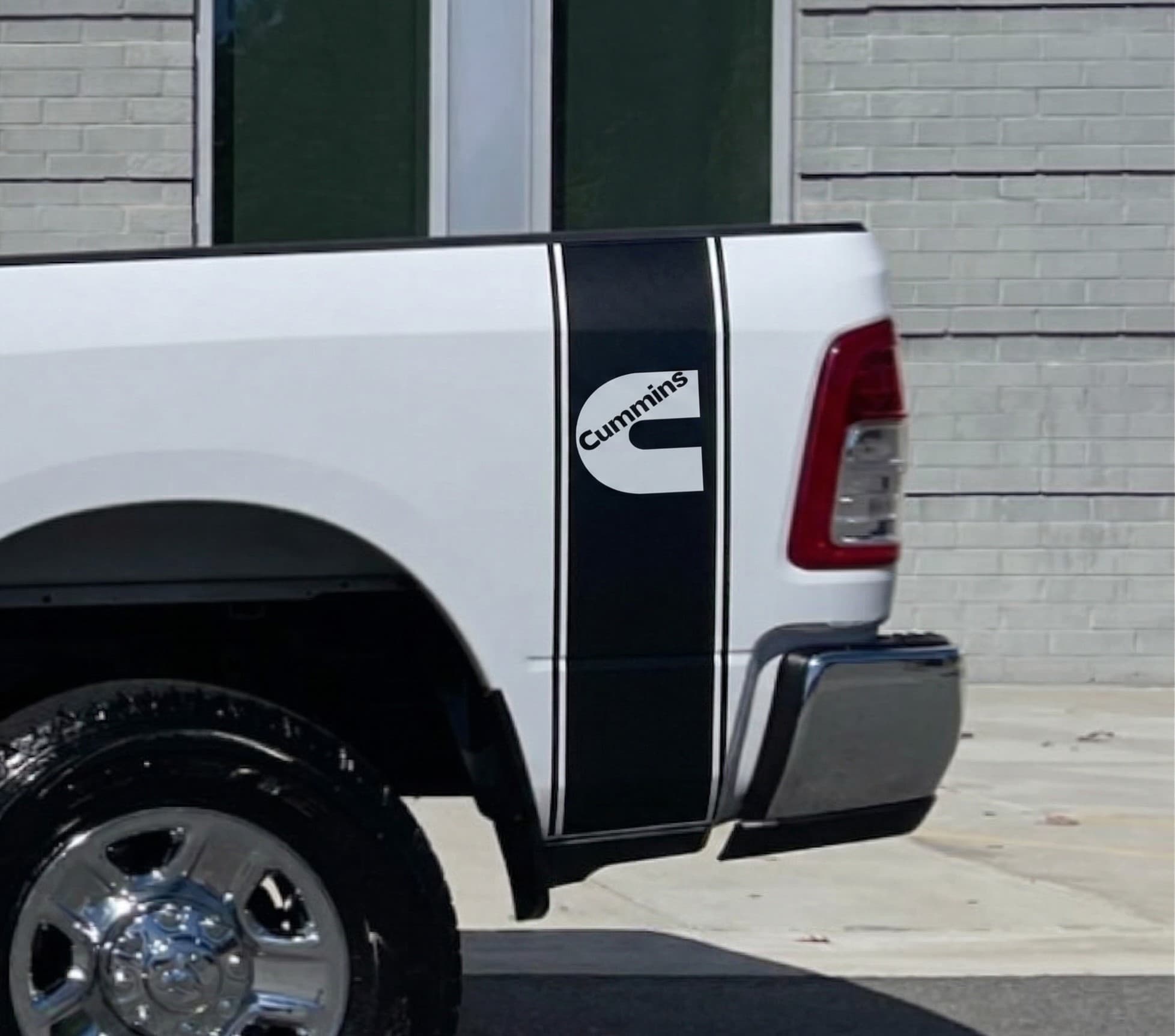 Dodge Ram Cummins Diesel Bedside Stripe Decal - Image 2