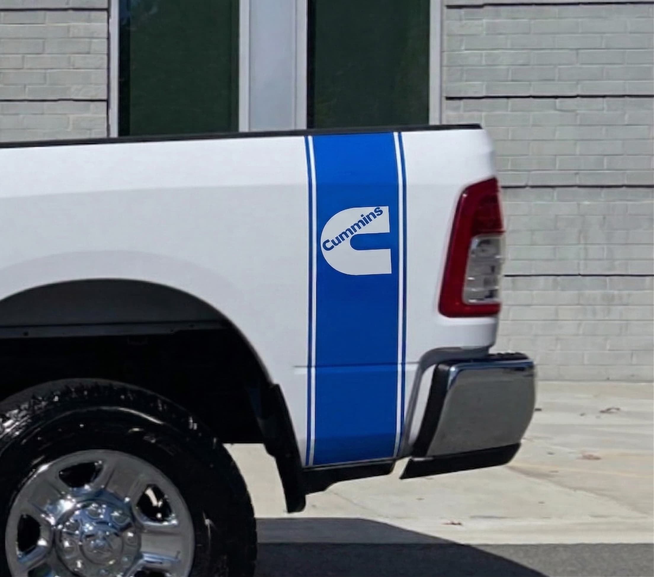 Dodge Ram Cummins Diesel Bedside Stripe Decal - Image 3