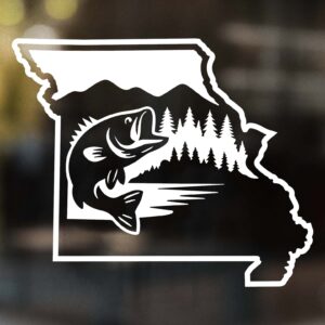 Missouri Fishing Bass Decal