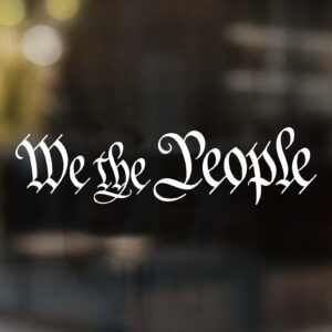 We The People Decal