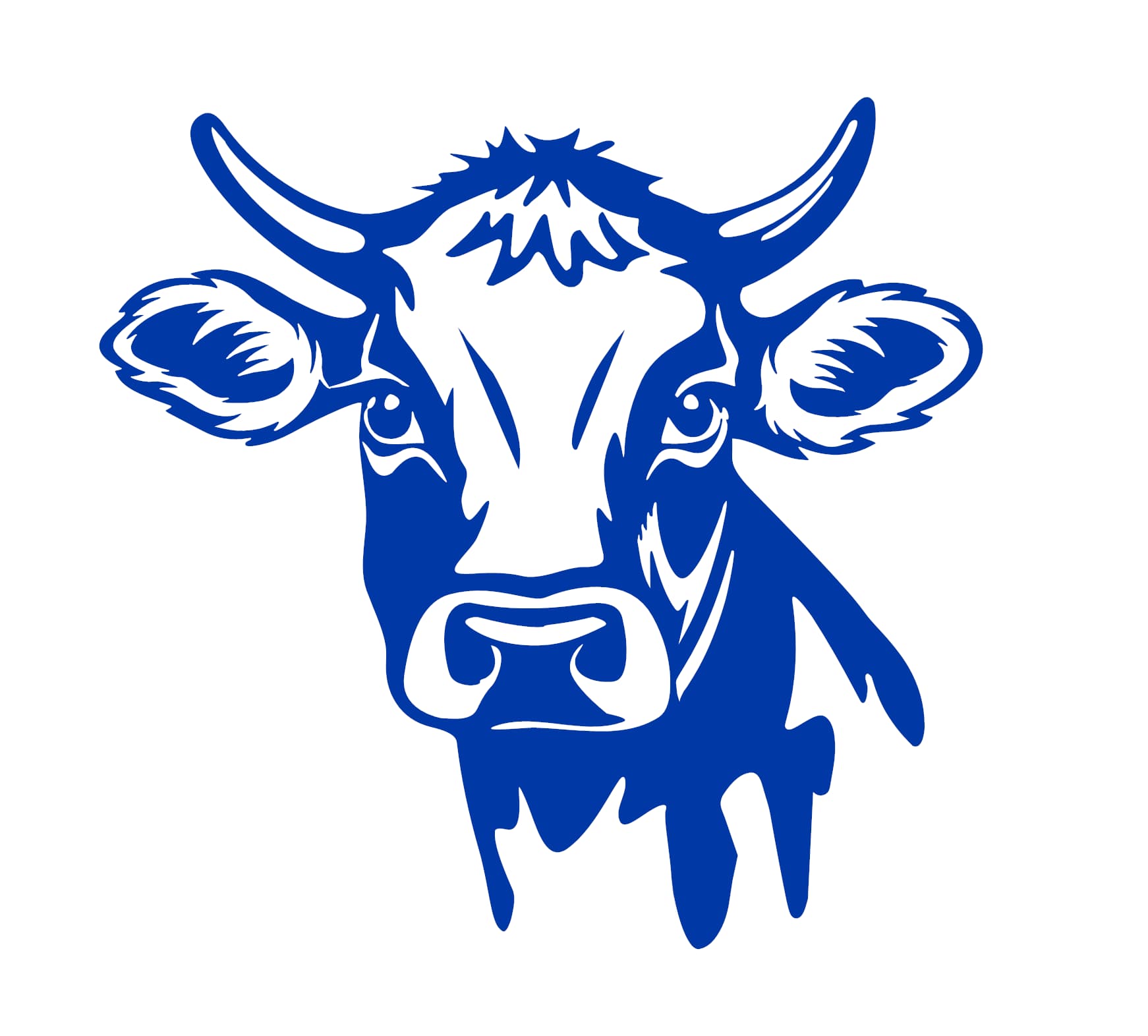 Rustic Cow Head Decal - Image 3
