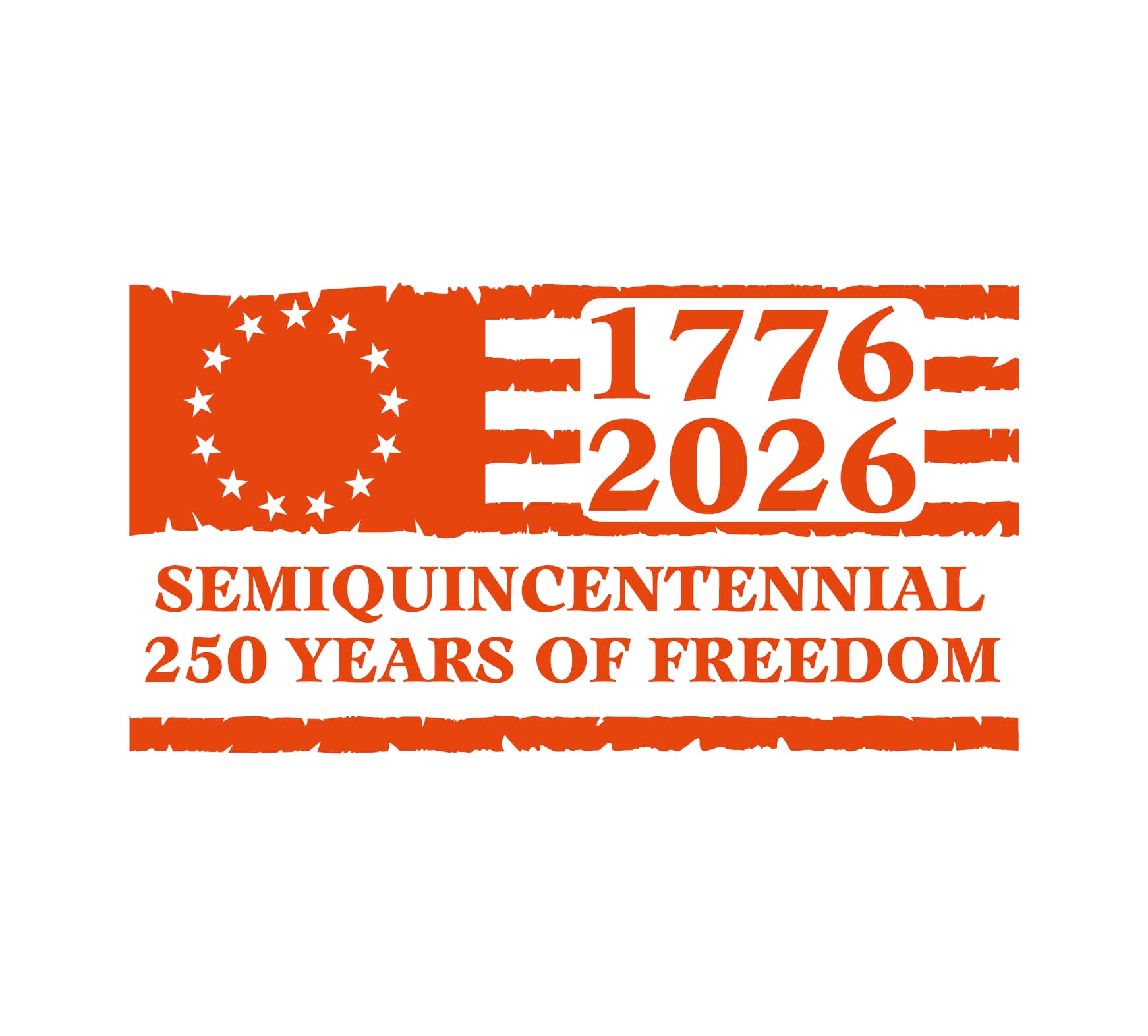 Semiquincentennial American Flag Decal - Image 4