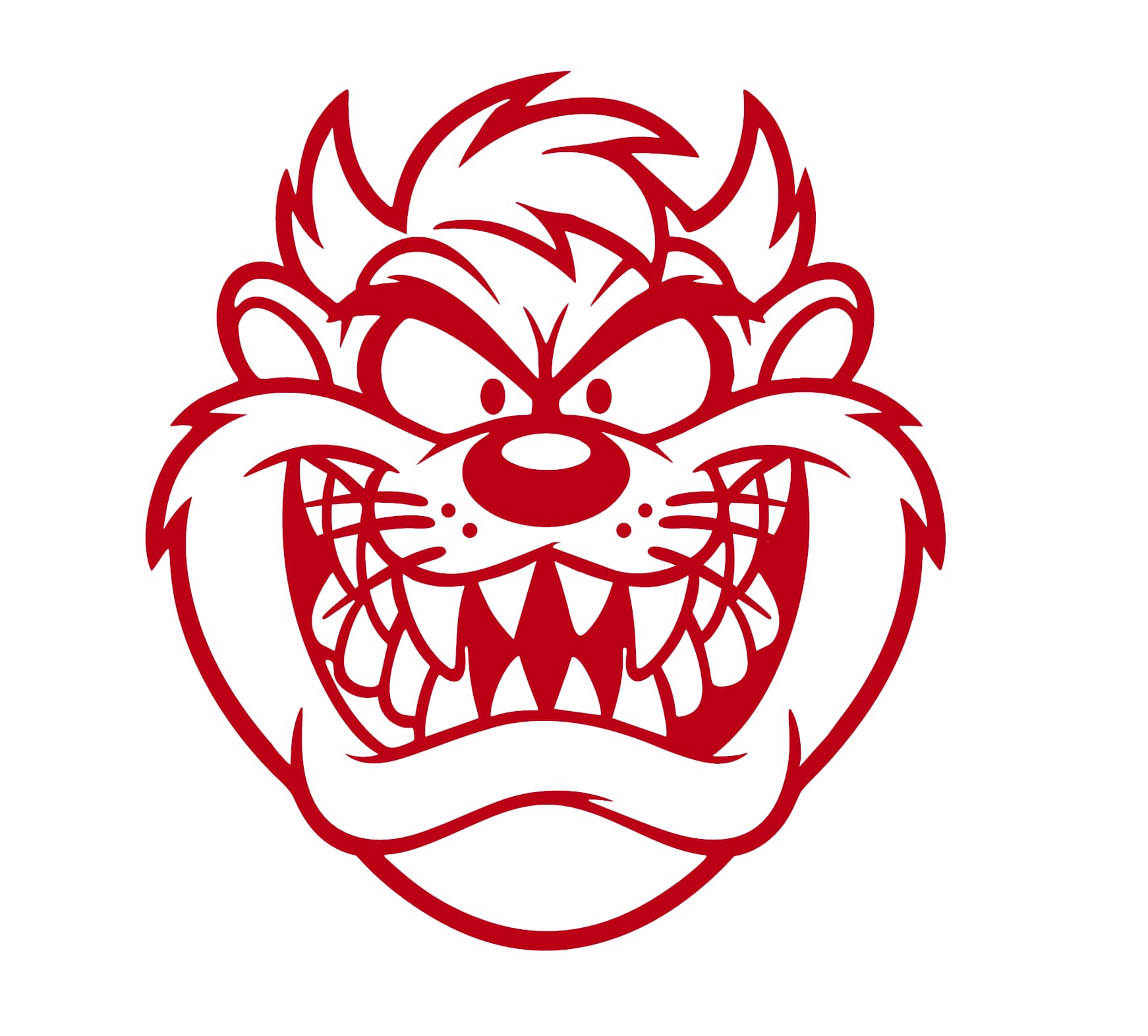 Angry Taz Decal - Image 5